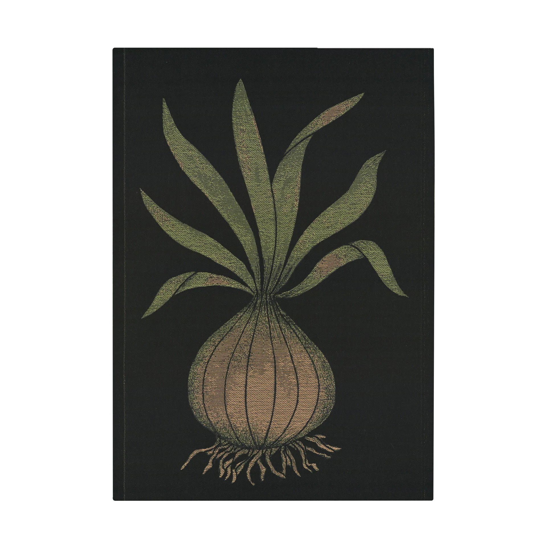 Ręcznik kuchenny Cebula 48x70 cm, Czarno-ciemnożółty Ekelund Linneväveri