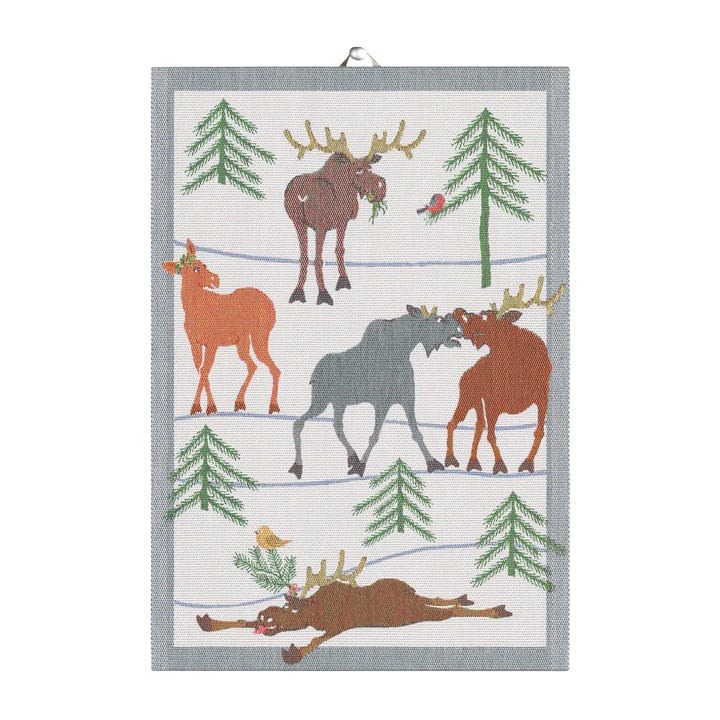 Ręcznik kuchenny Clumsy moose - 35x50 cm - Ekelund Linneväveri