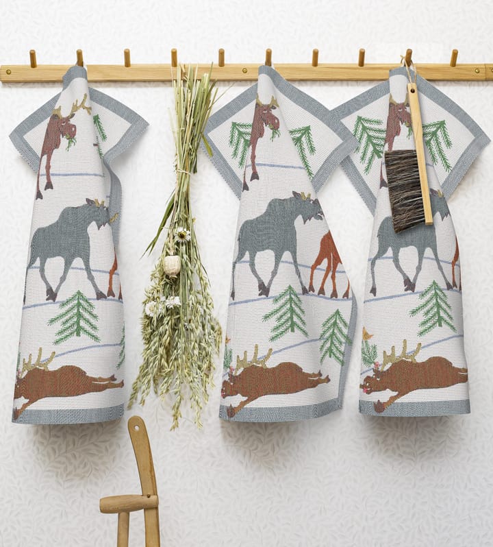 Ręcznik kuchenny Clumsy moose, 35x50 cm Ekelund Linneväveri