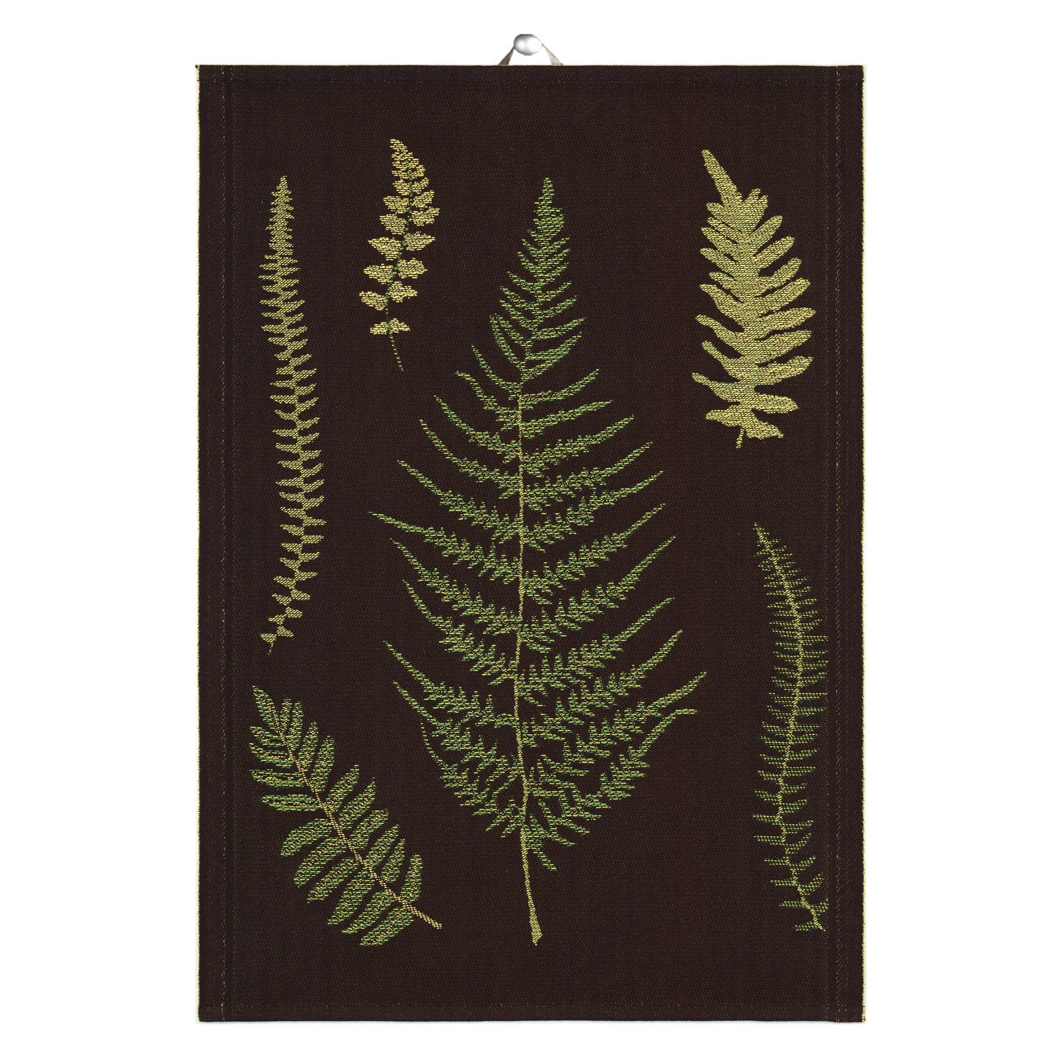 Ekelund Linneväveri Ręcznik kuchenny Cora 35x50 cm | Skandynawski Design | Ściereczki kuchenne | Zielony