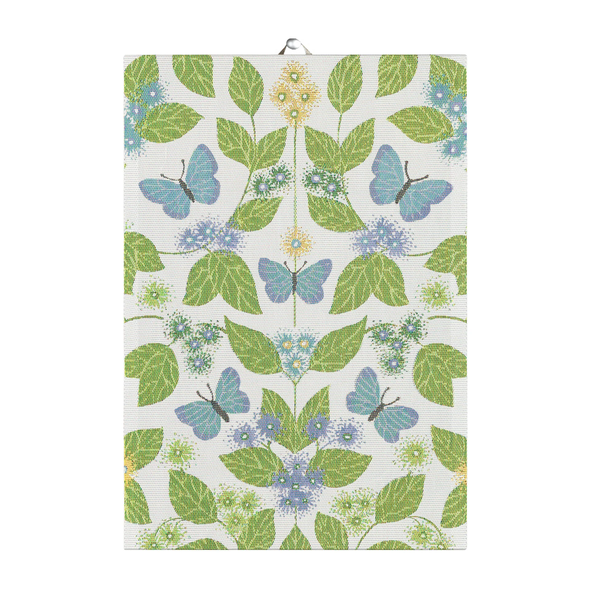 Ręcznik kuchenny Fjärilsdröm 35x50 cm, Zielony Ekelund Linneväveri