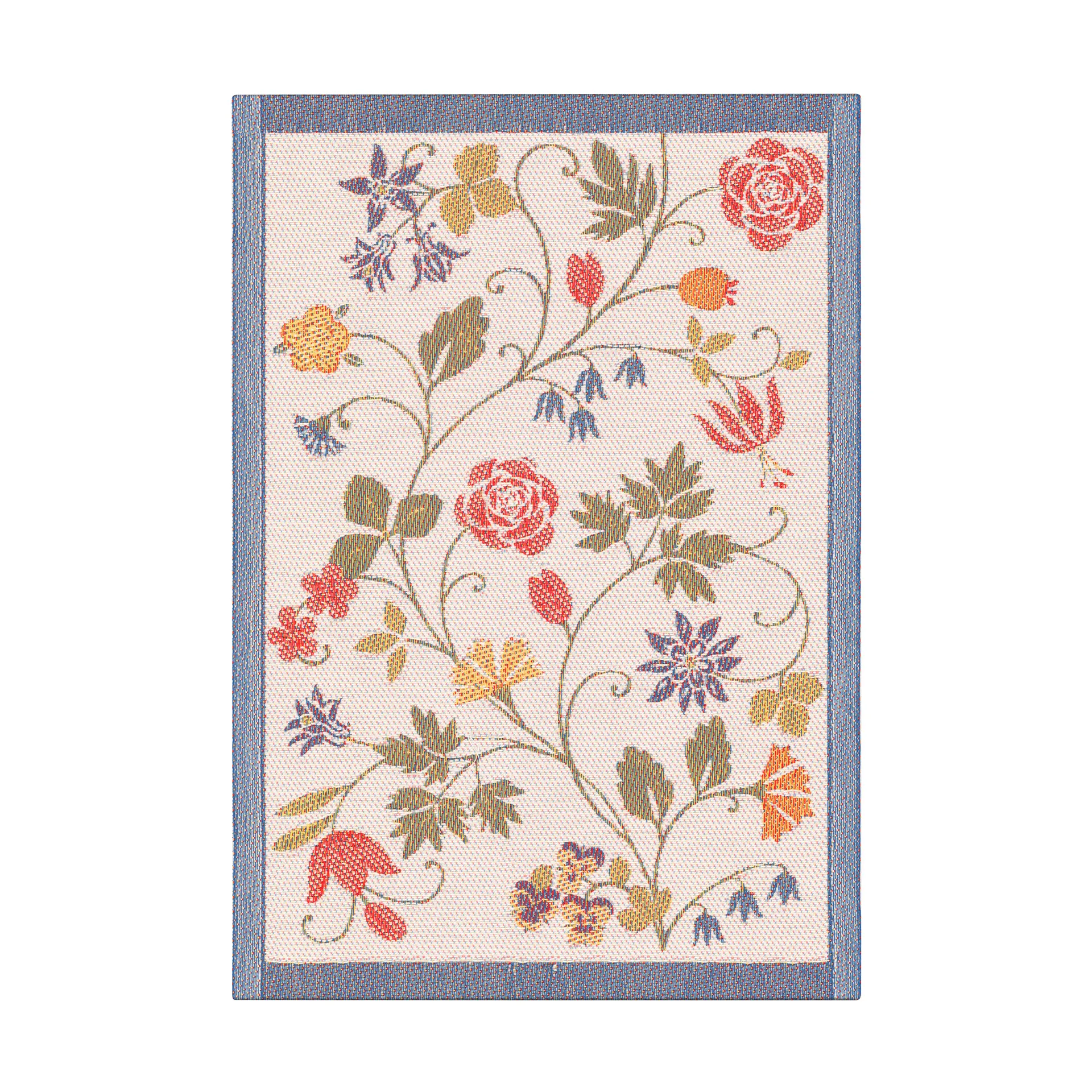 Ręcznik kuchenny Flower 35x50 cm, Czerwono-czarny Ekelund Linneväveri