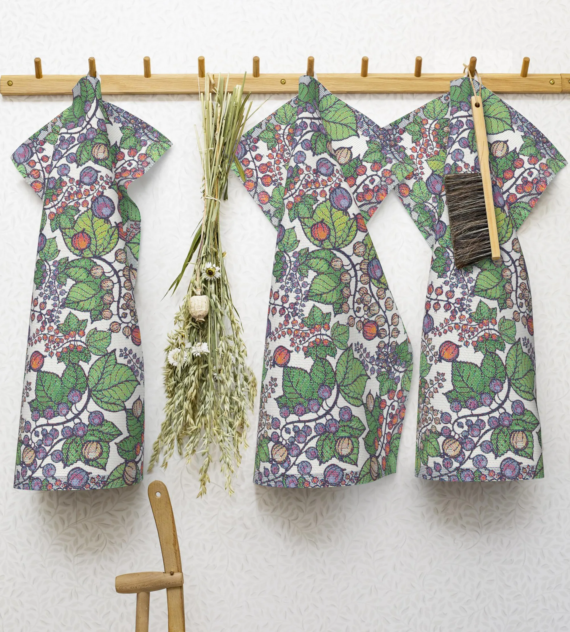 Ręcznik kuchenny Gooseberries 35x50 cm, Zielony Ekelund Linneväveri