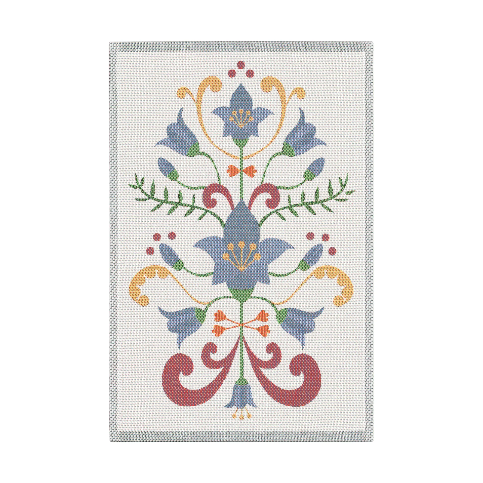 Ręcznik kuchenny Lindas Dzwonek 40x60 cm, Niebiesko-szary Ekelund Linneväveri