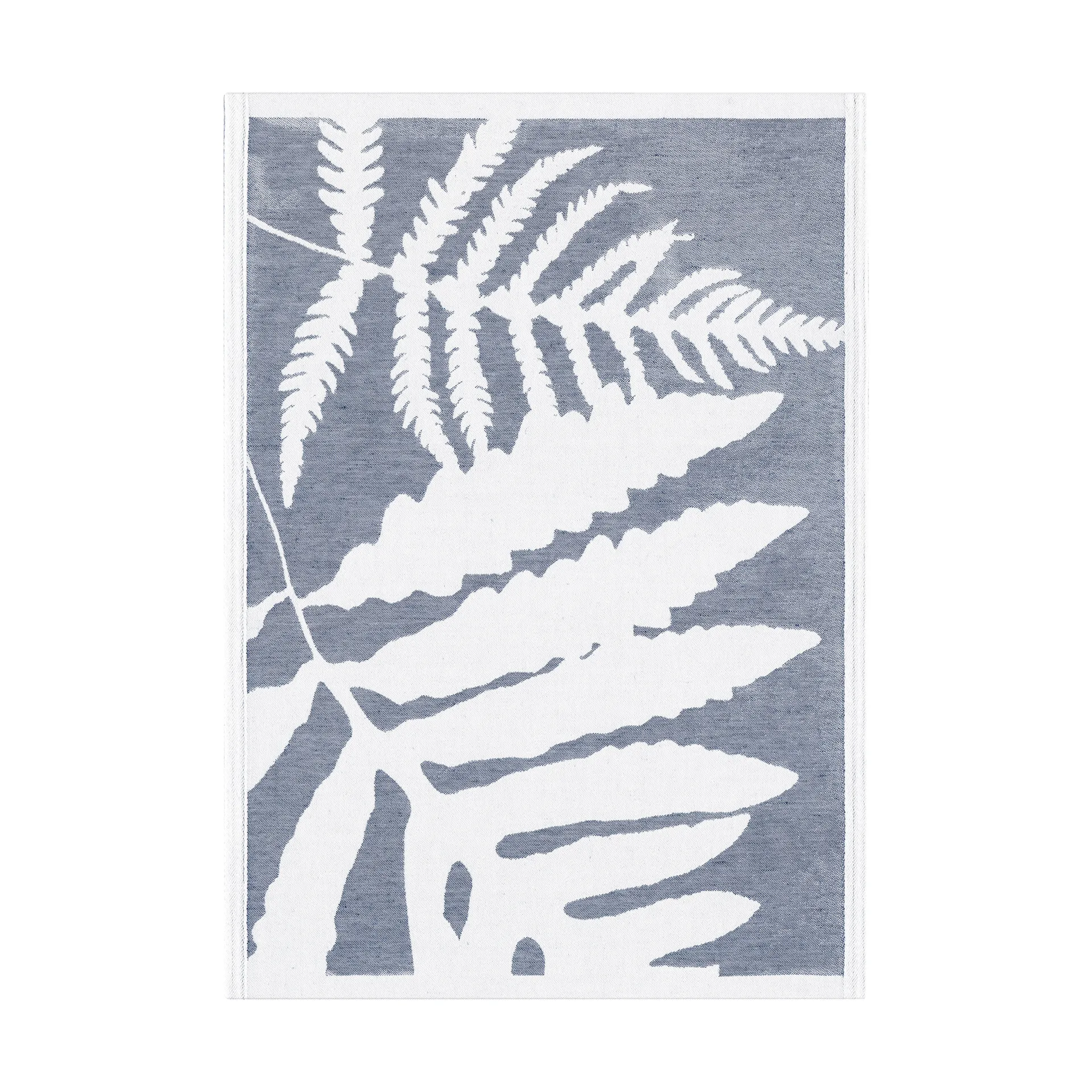 Ręcznik kuchenny Paproć 50x70 cm, Niebiesko-biały Ekelund Linneväveri