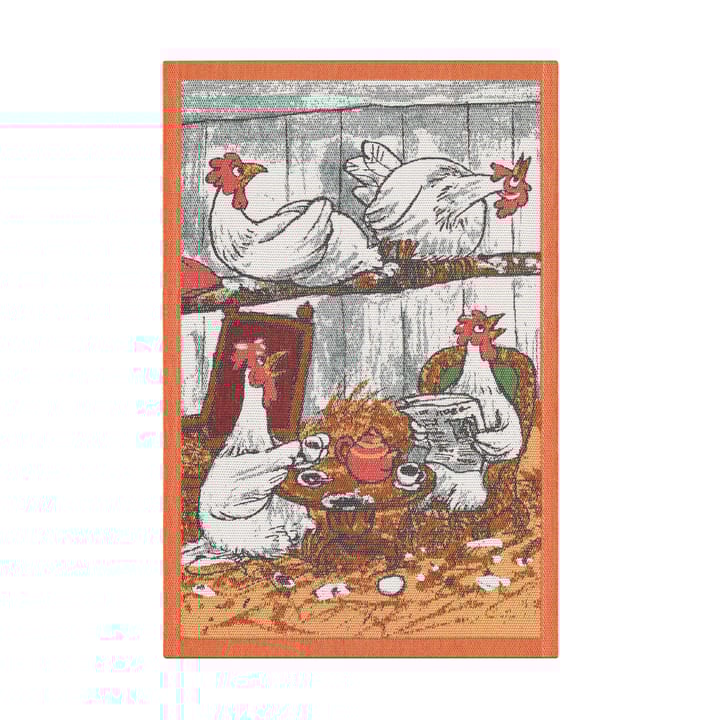 Ręcznik kuchenny Pettson & Findus multi 40x60 cm - Kawowe spotkanie - Ekelund Linneväveri