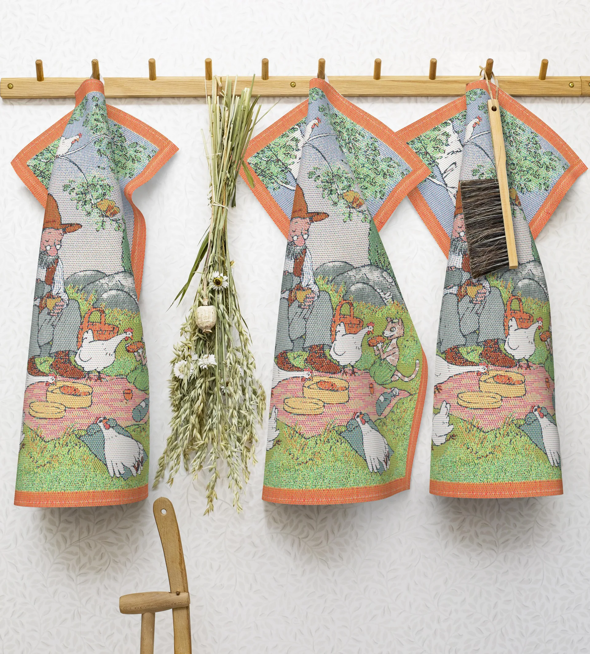 Ręcznik kuchenny Pettson & Findus, Piknik Ekelund Linneväveri