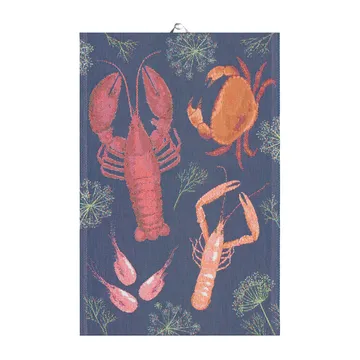 Ręcznik kuchenny Skaldjursfest - 40x60cm - Ekelund Linneväveri