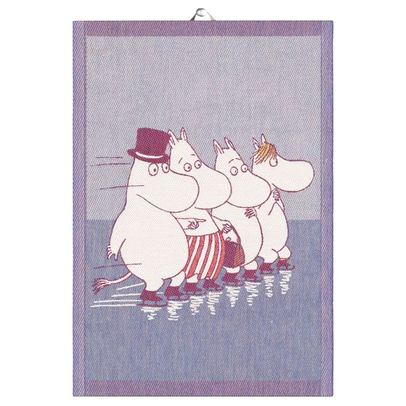 Ręcznik kuchenny Skating 35x50 cm, Niebieski Ekelund Linneväveri