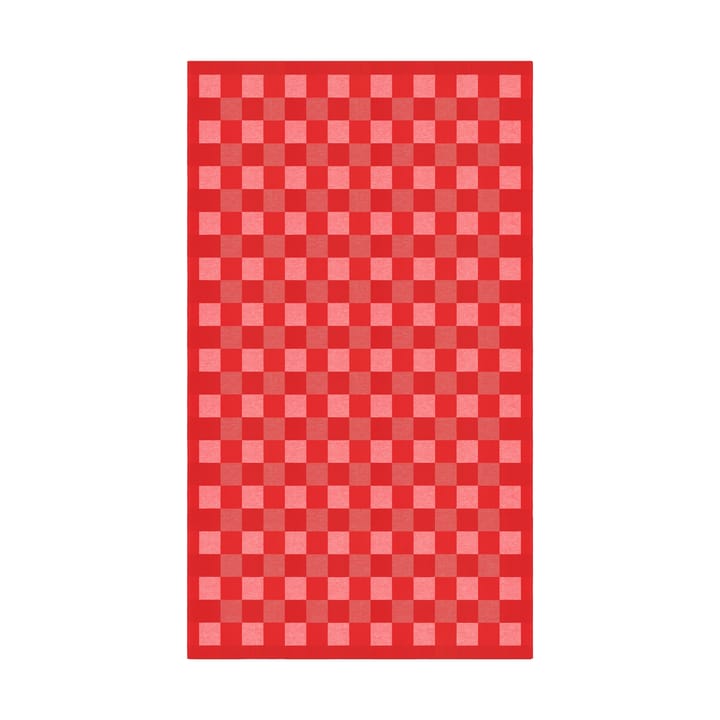 Schack czerwony orbus - 150x210 cm - Ekelund Linneväveri