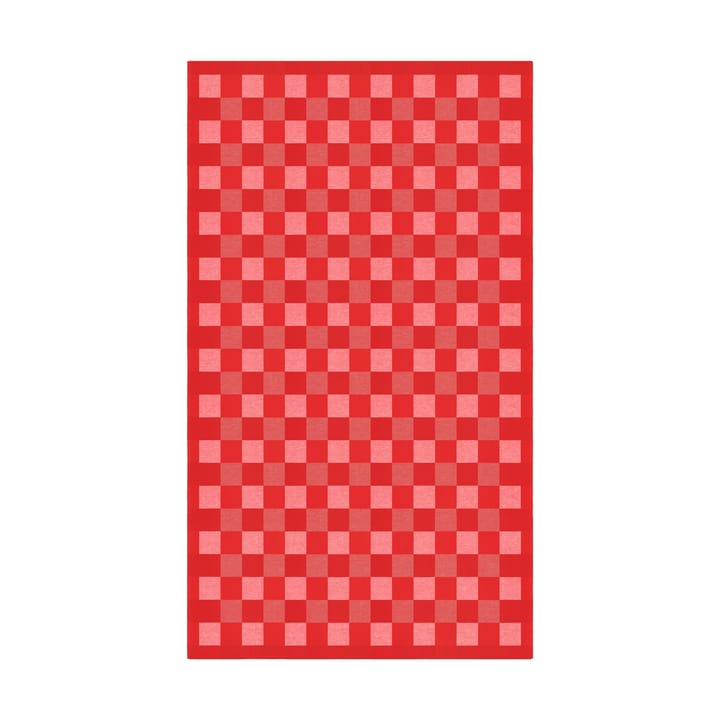 Schack czerwony orbus - 150x210 cm - Ekelund Linneväveri