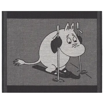 Ścierka do naczyń Skiing 28x35 cm - Czarny - Ekelund Linneväveri