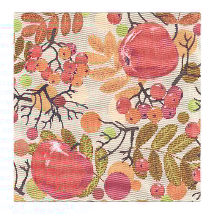 Serwetka Äppelbär 35x35 cm - Multi - Ekelund Linneväveri