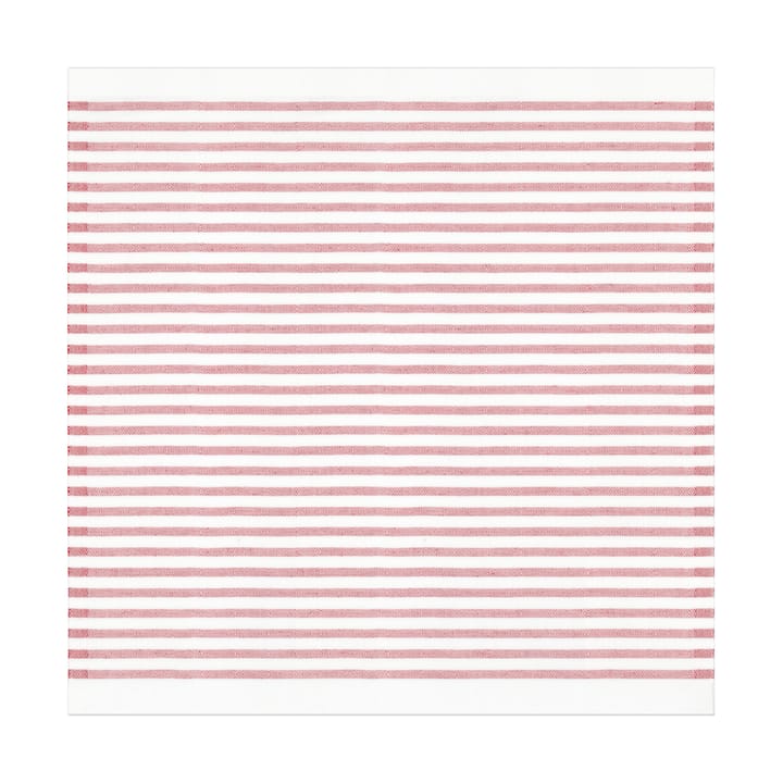 Serwetka materiałowa Tvärs 50x50 cm - Czerwony - Ekelund Linneväveri