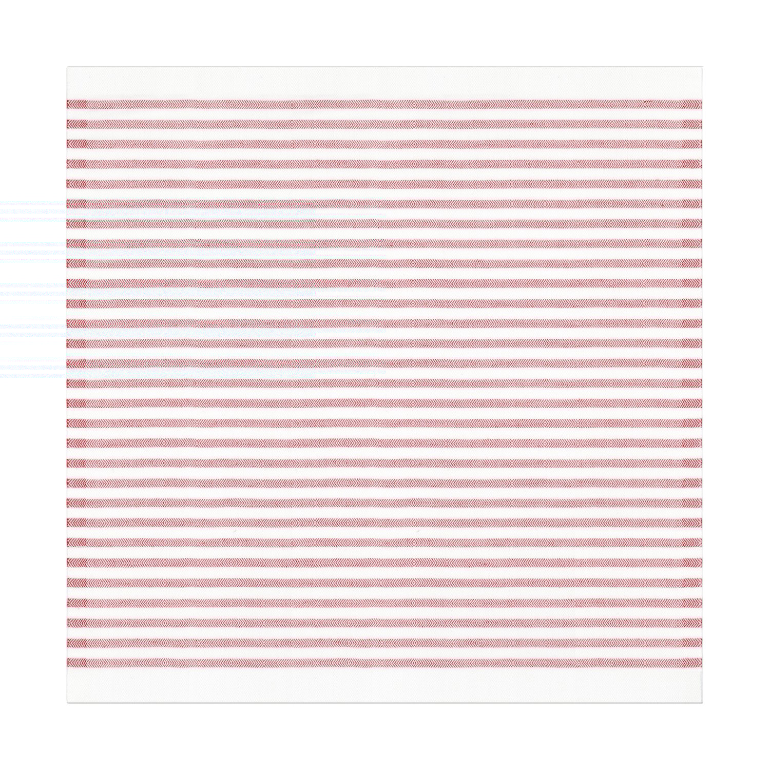 Ekelund Linneväveri Serwetka materiałowa Tvärs 50x50 cm Czerwony
