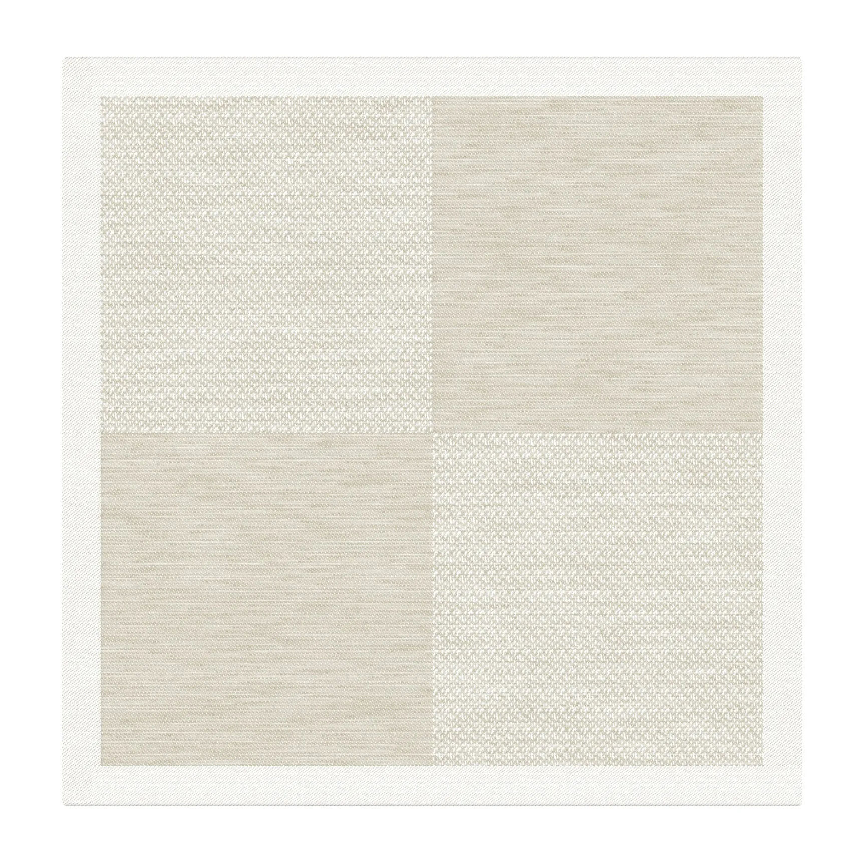 Serwetka niebielona w kwadraty, 35x35 cm Ekelund Linneväveri