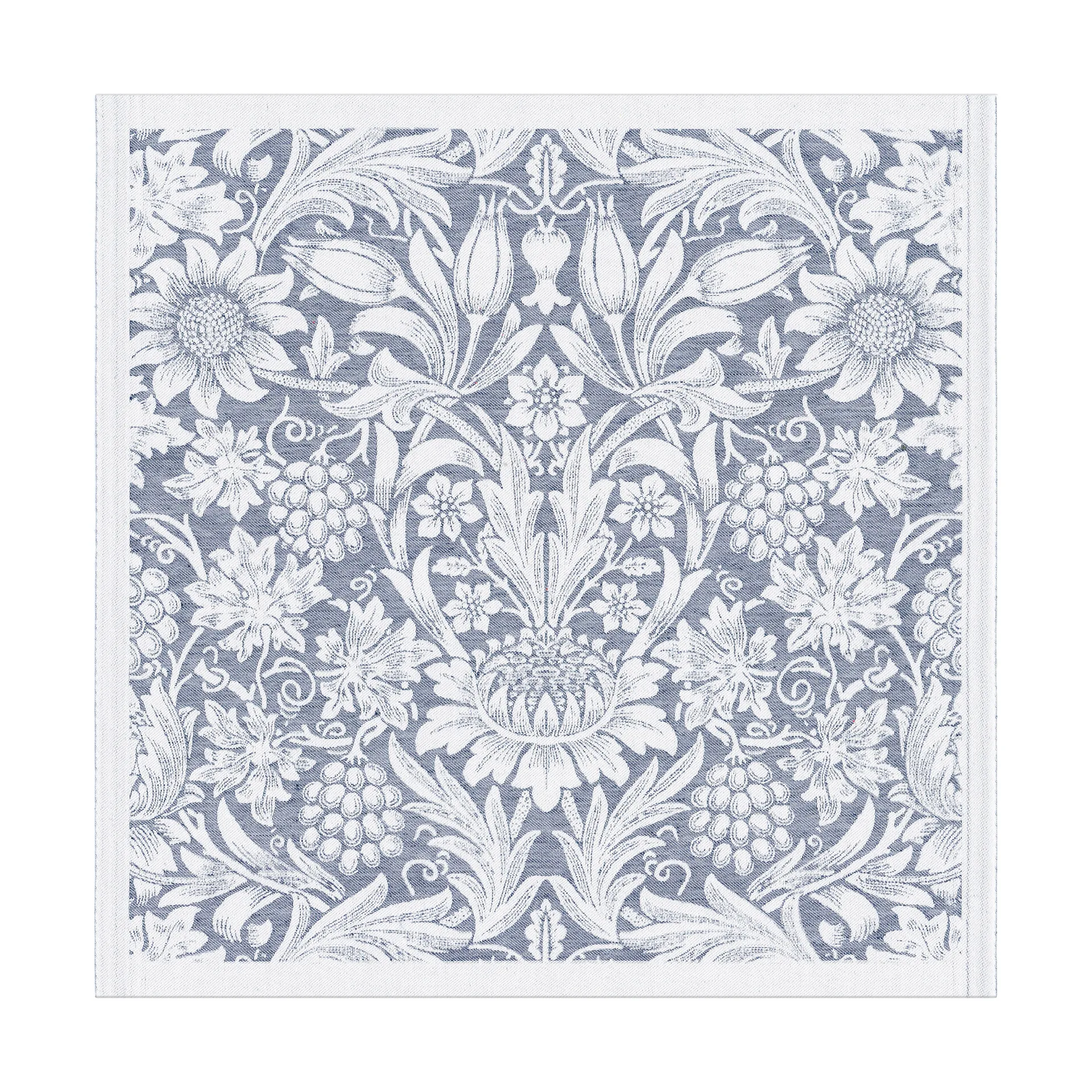 Serwetka Sunflower 50x50 cm, Niebieska Ekelund Linneväveri