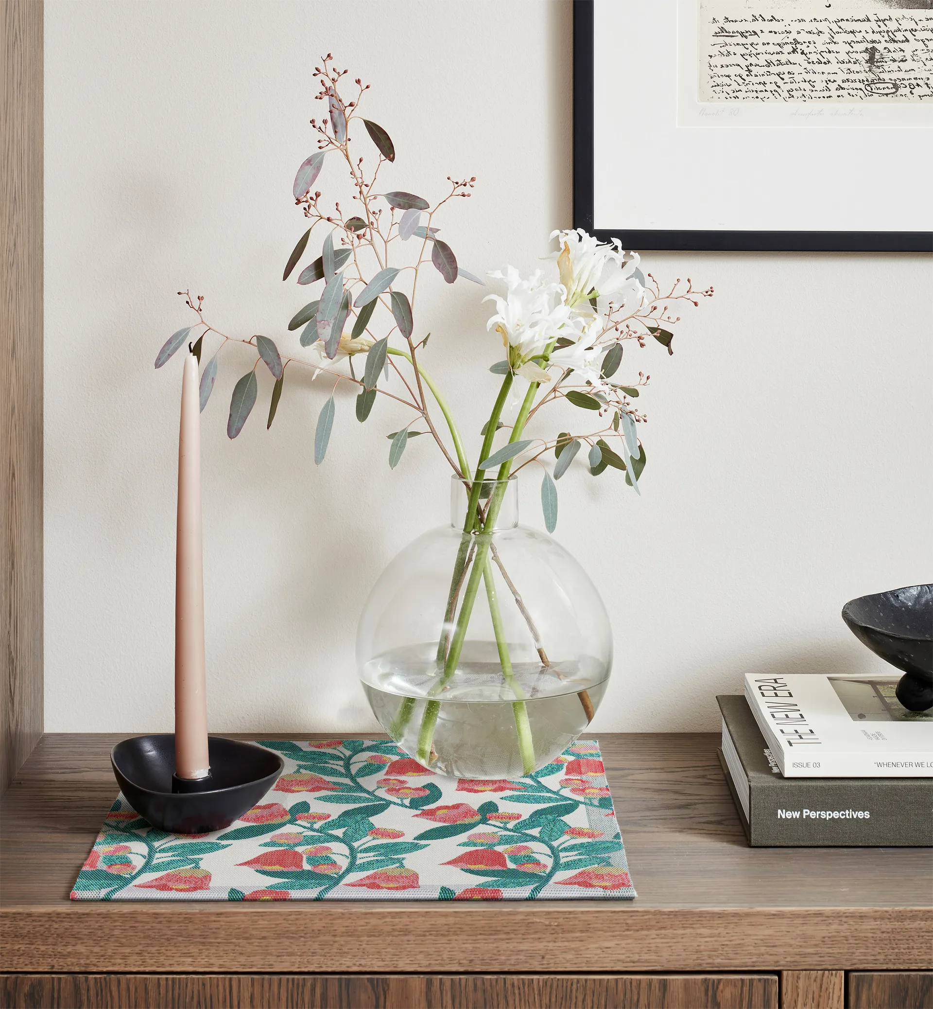 Serwetka Waveflower, 35x35 cm Ekelund Linneväveri