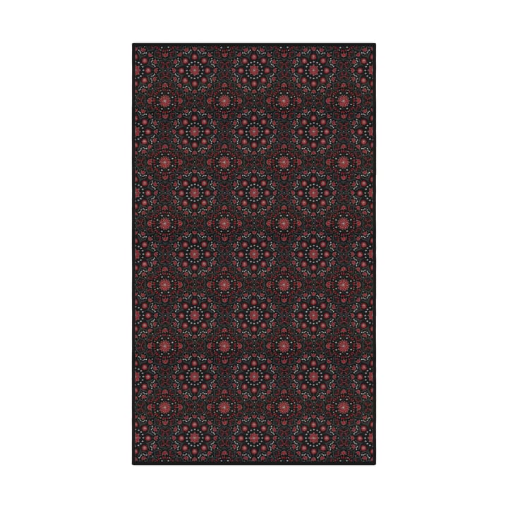 Świąteczny obrus Bettys 145x300 cm - Czerwono-czarny - Ekelund Linneväveri