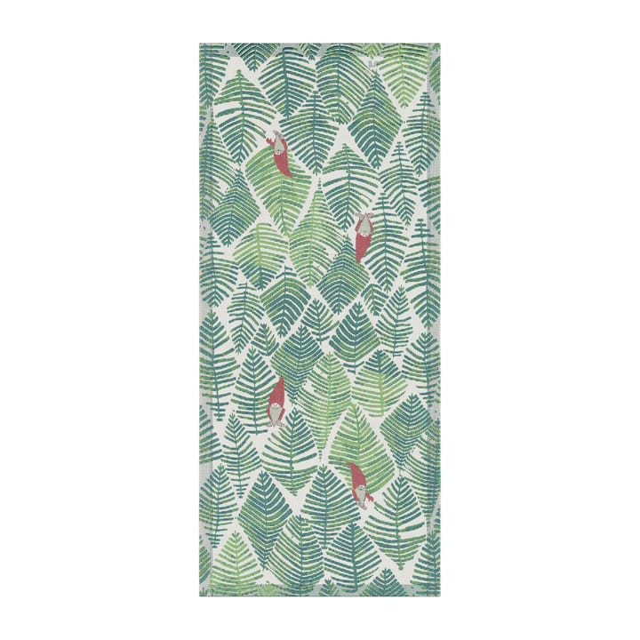 Tipp tapp biegacz 35x80 cm - Zielony - Ekelund Linneväveri