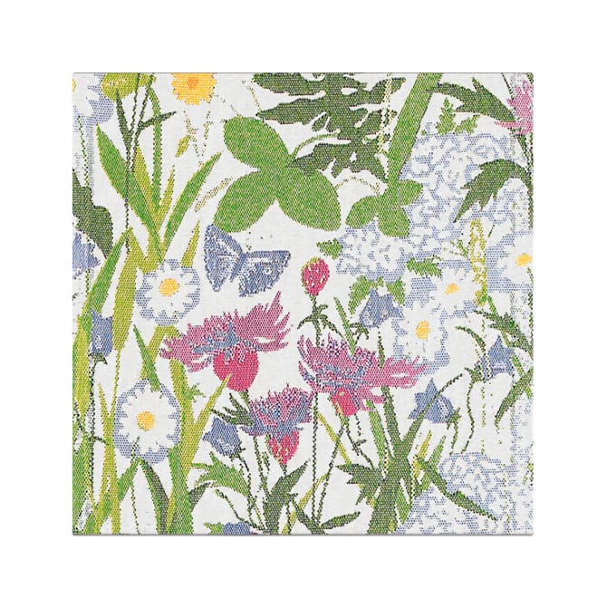 Serwetka z tkaniny Summertime 35x35 cm - Multi - Ekelund