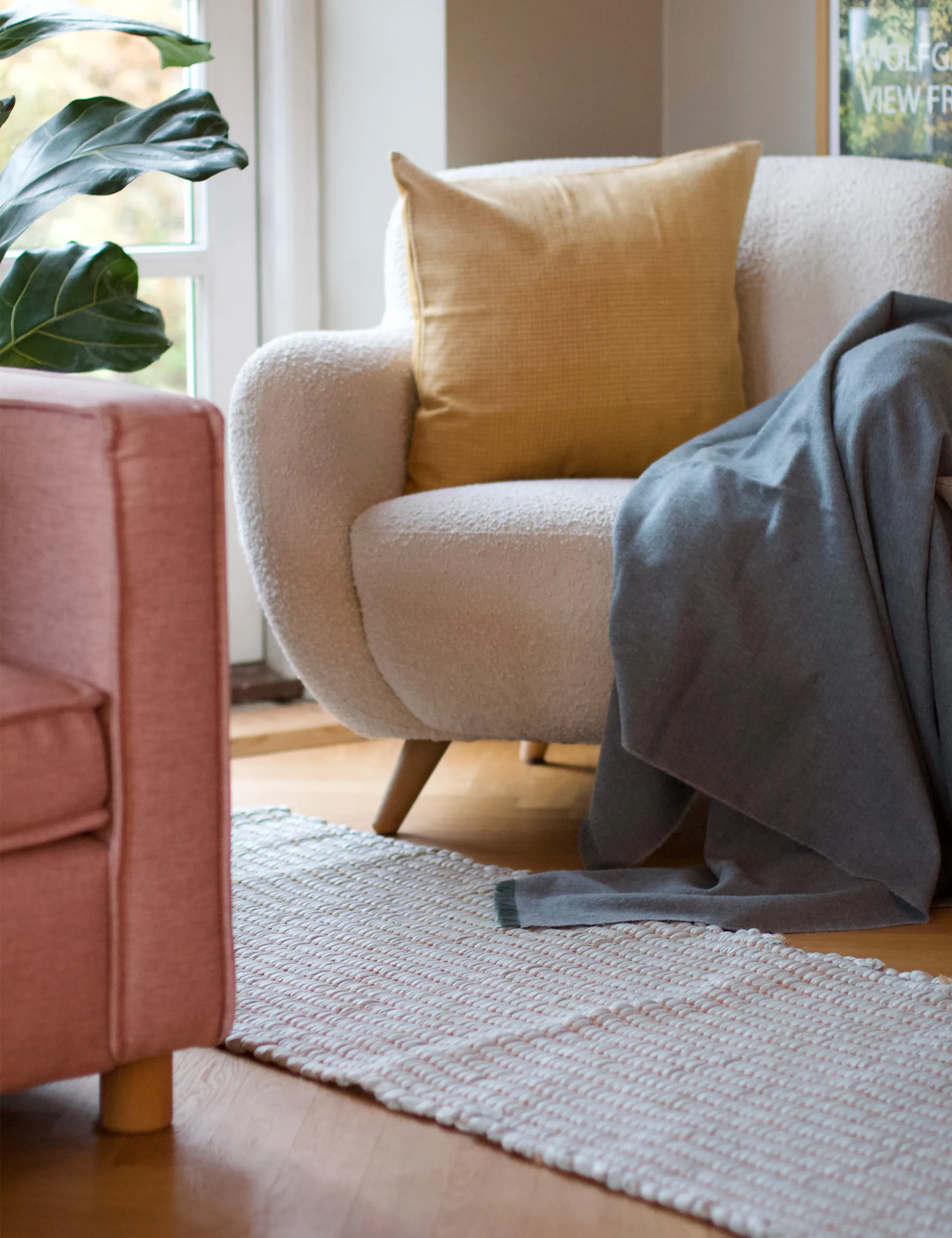 Dywan Walnut 60x150 cm, Ivory Elvang Denmark