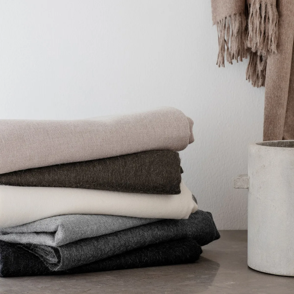 Elvang Luxury koc, beżowy Elvang Denmark