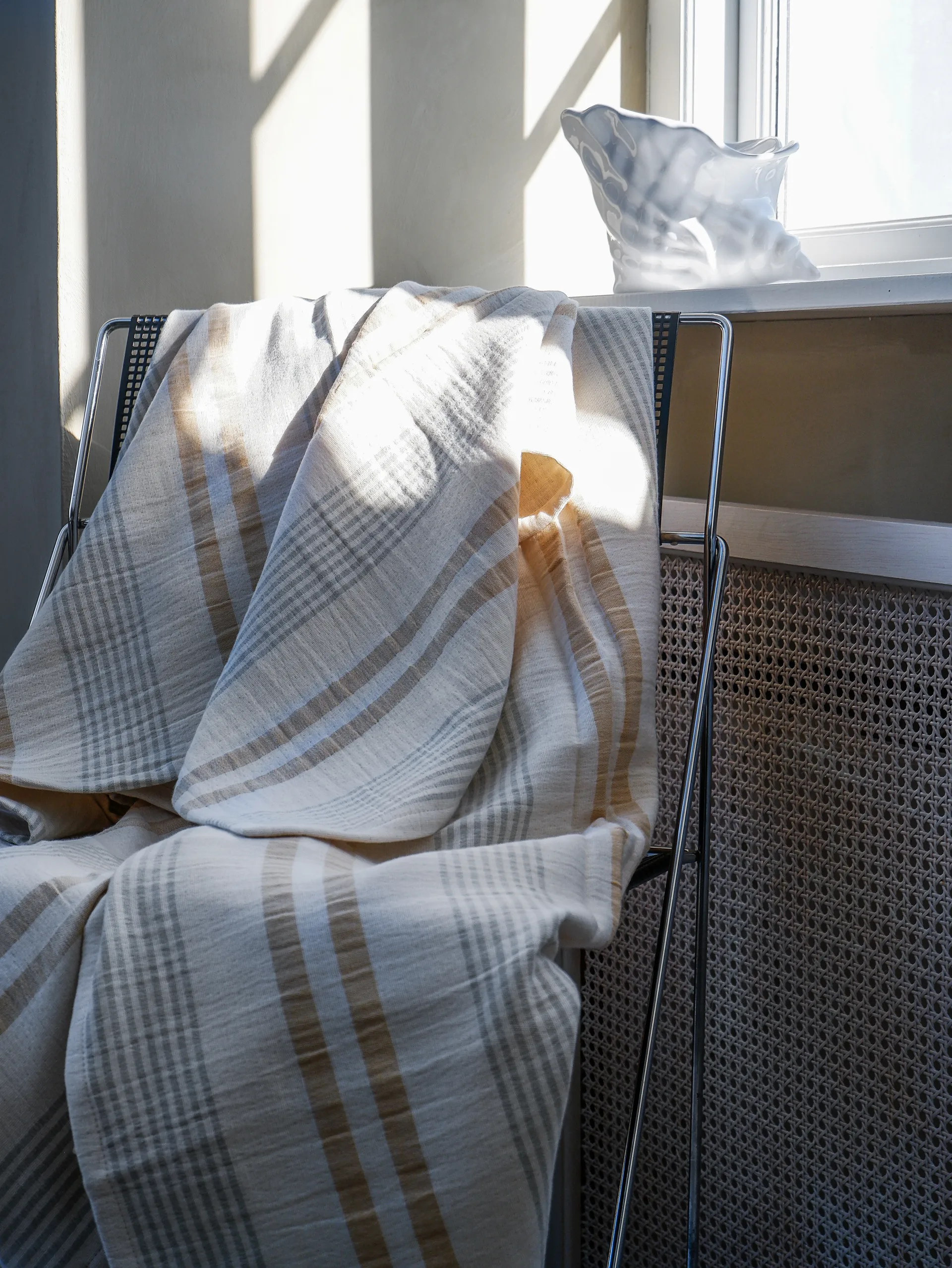 Iris pled 130x215 cm, Żółto-zielony Elvang Denmark