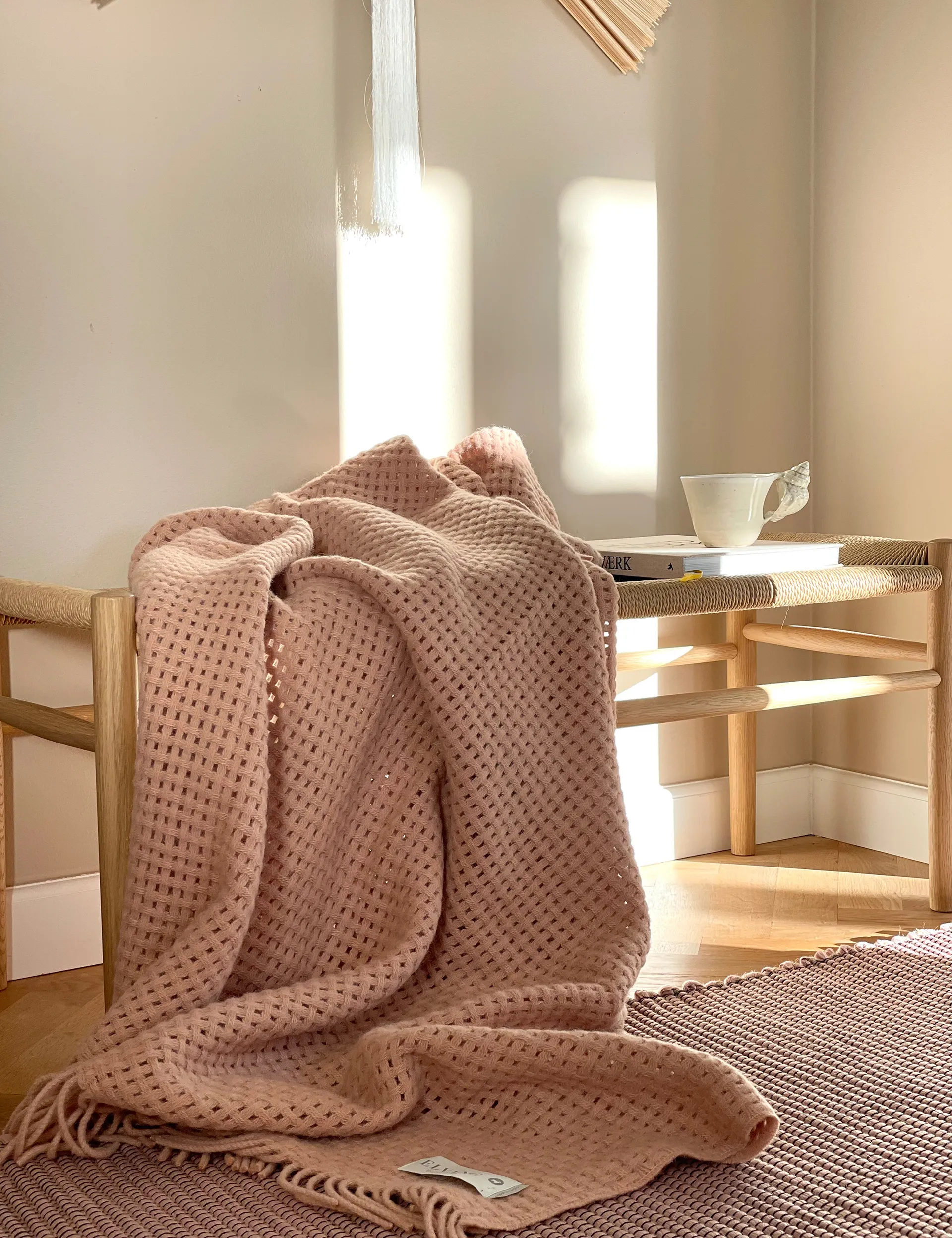 Pled Basket 130x200 cm, Nude Elvang Denmark