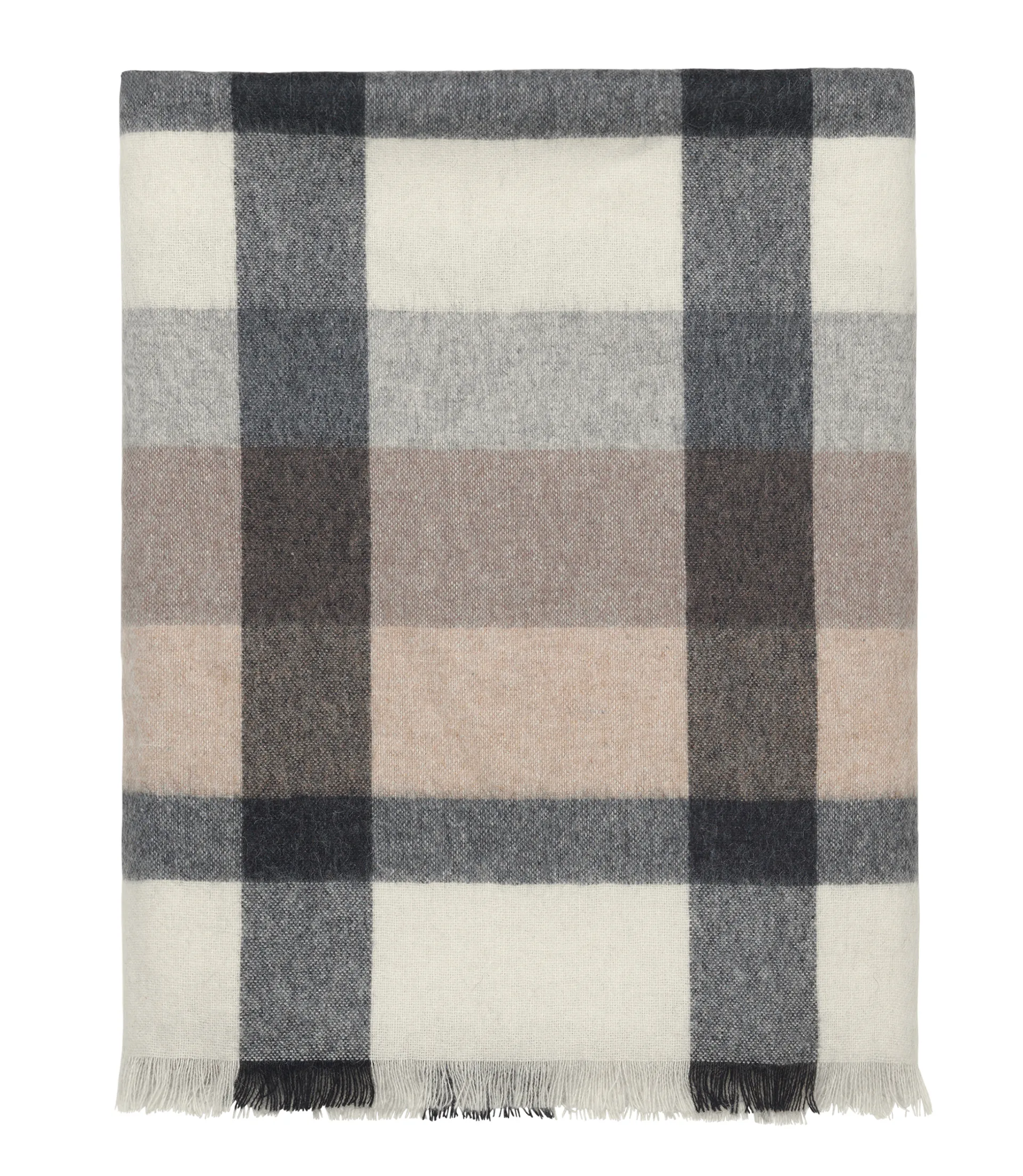 Pled Intersection 130x190 cm, Camel-grey Elvang Denmark