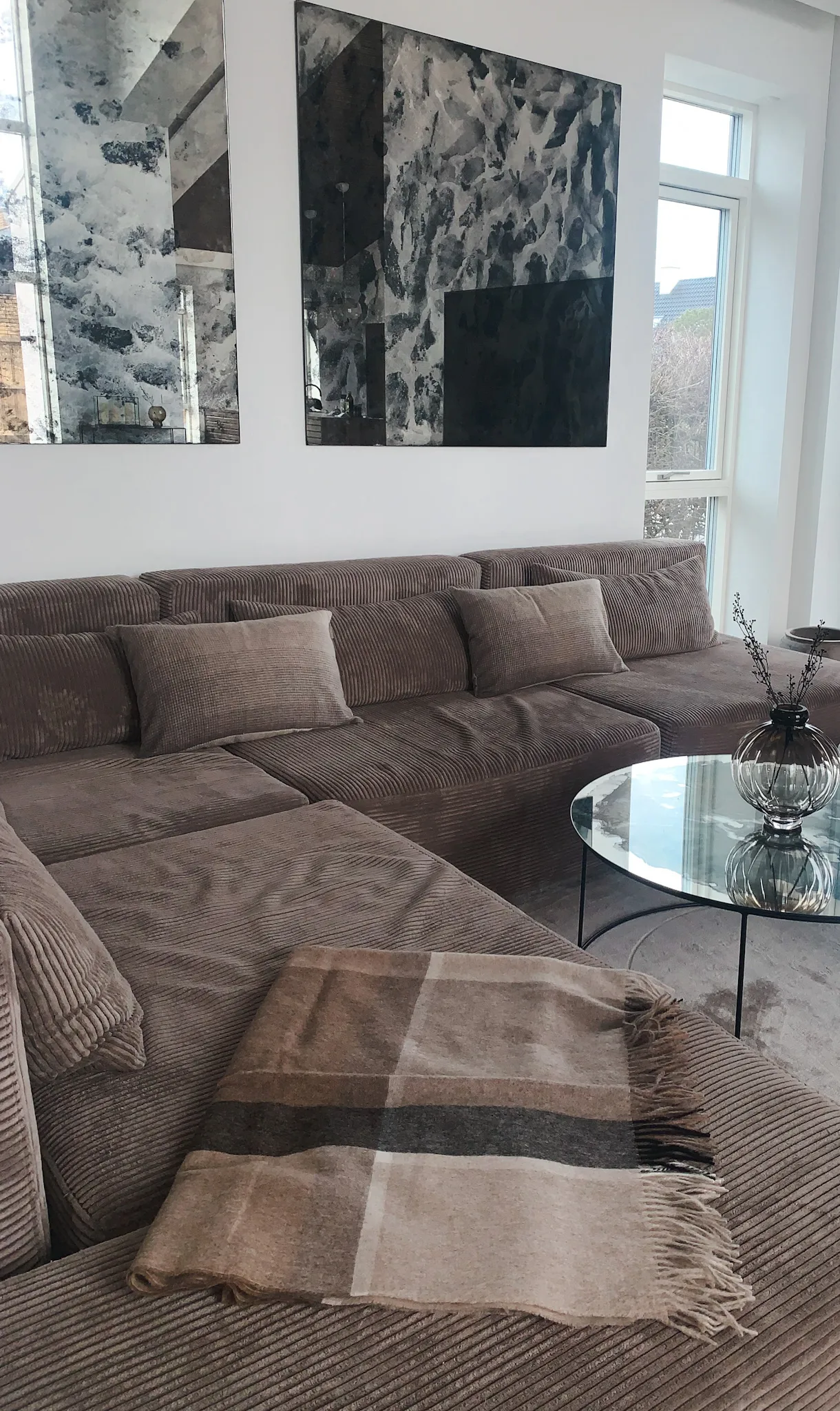 Pled Manhattan, Beżowy Elvang Denmark