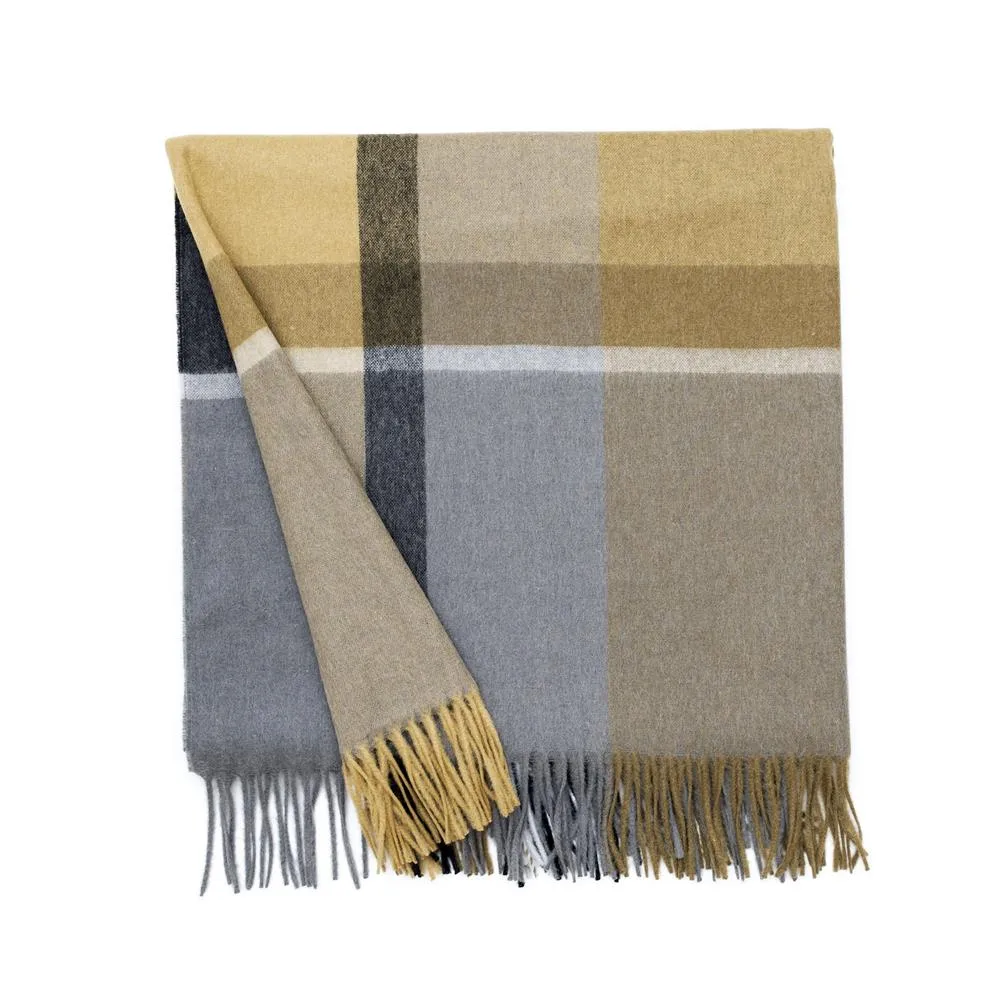 Pled Manhattan, ochra żółty-smoked glass Elvang Denmark