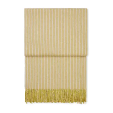 Pled Stripes 130x200 cm - Light yellow - Elvang Denmark