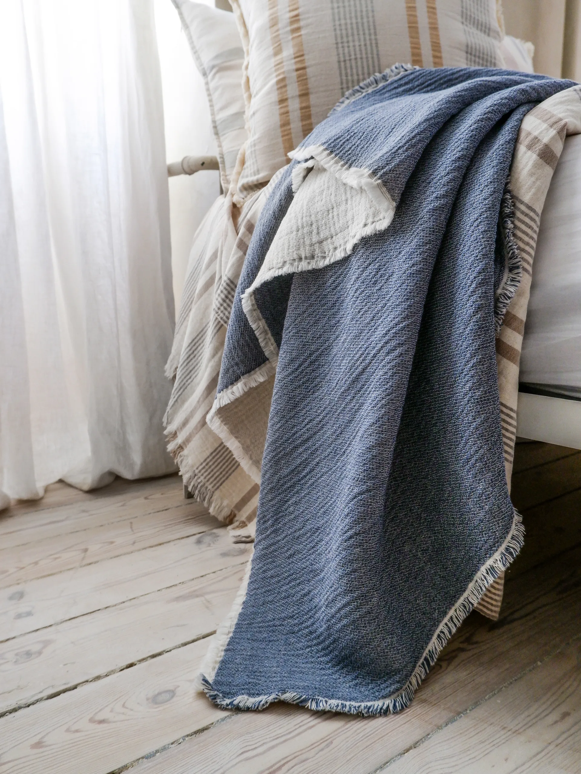 Pled Thyme 130x180 cm, blue Elvang Denmark