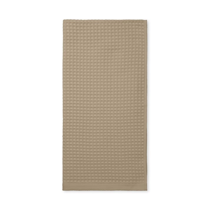 Ręcznik kąpielowy Waffle 70x140 cm - Taupe (szaro-brązowy) - Elvang Denmark