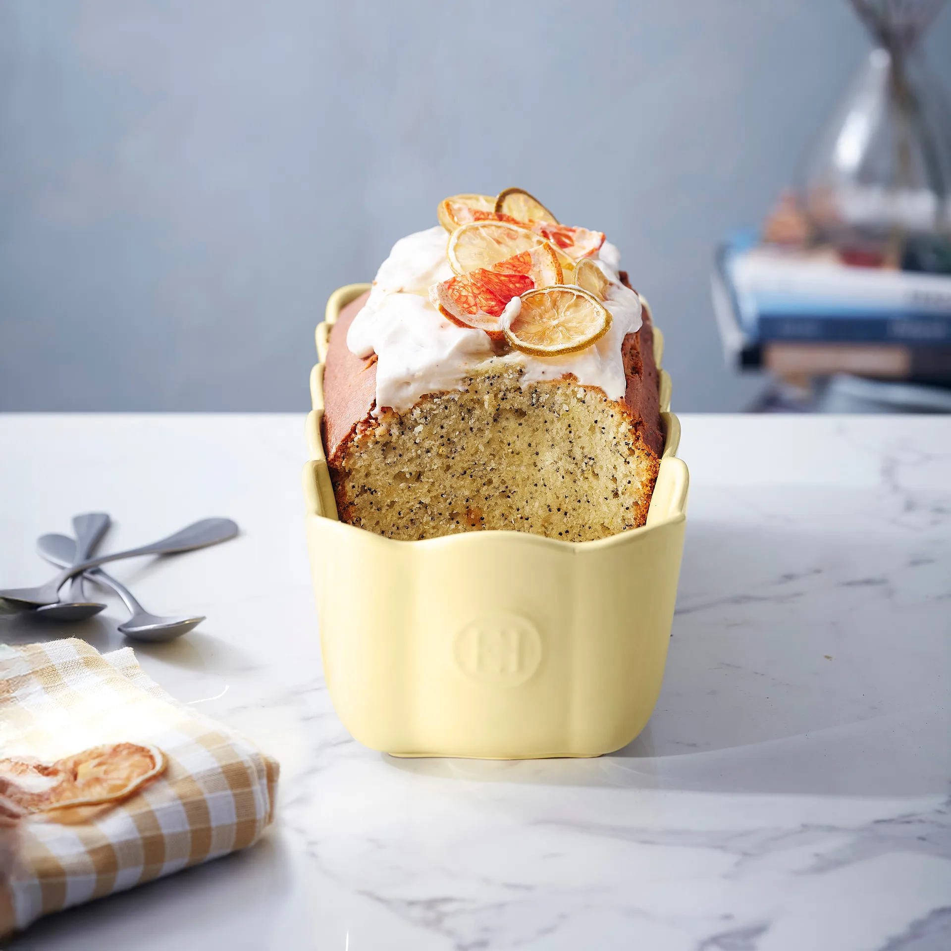 Emile Henry Madeleine forma do chleba, Waniliowy Emile Henry