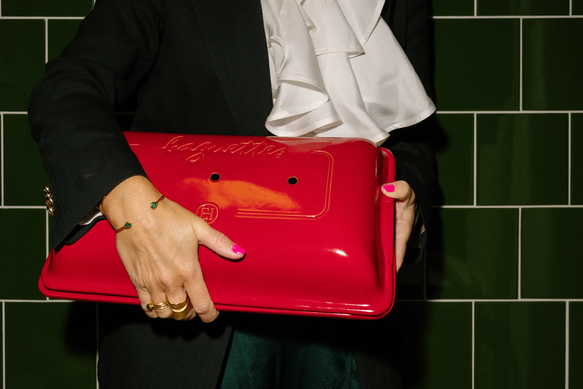 Forma do bagietek Emile Henry, Czerwony Emile Henry