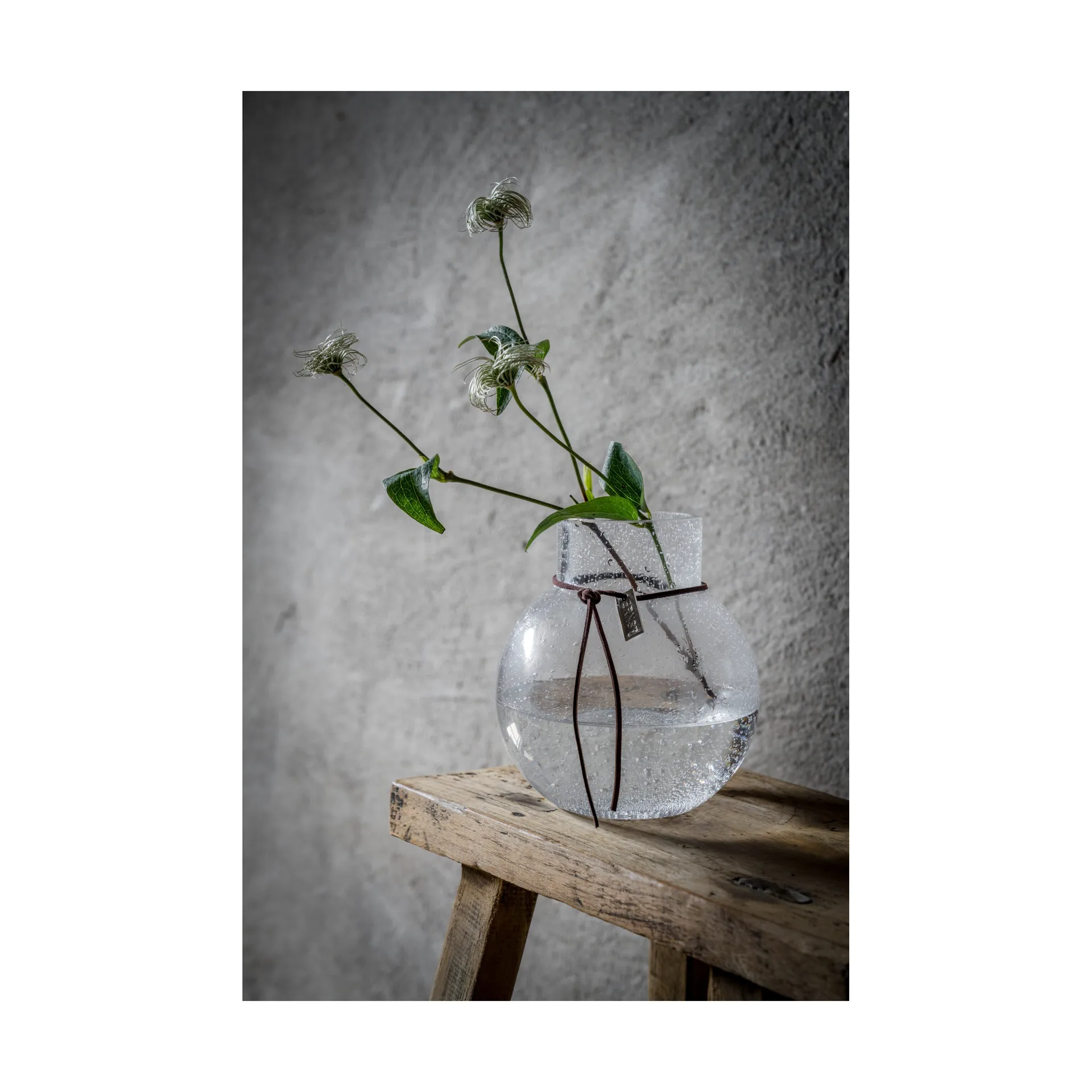 Bąbelkowy wazon Ernst Ø13 cm, Bąbelkowy ERNST