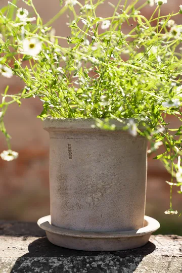 Donica Ernst z terakoty z podstawką - Ø16×16 cm - ERNST