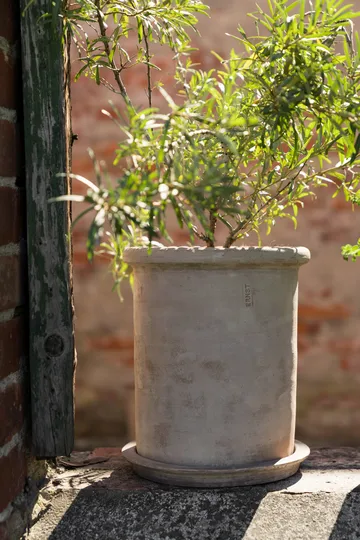 Donica Ernst z terakoty z podstawką - Ø25×28 cm - ERNST