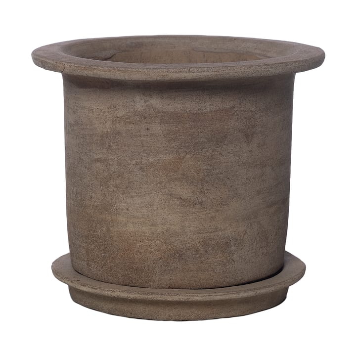 Doniczka z podstawką Ernst Terracotta - Ø24 cm - ERNST