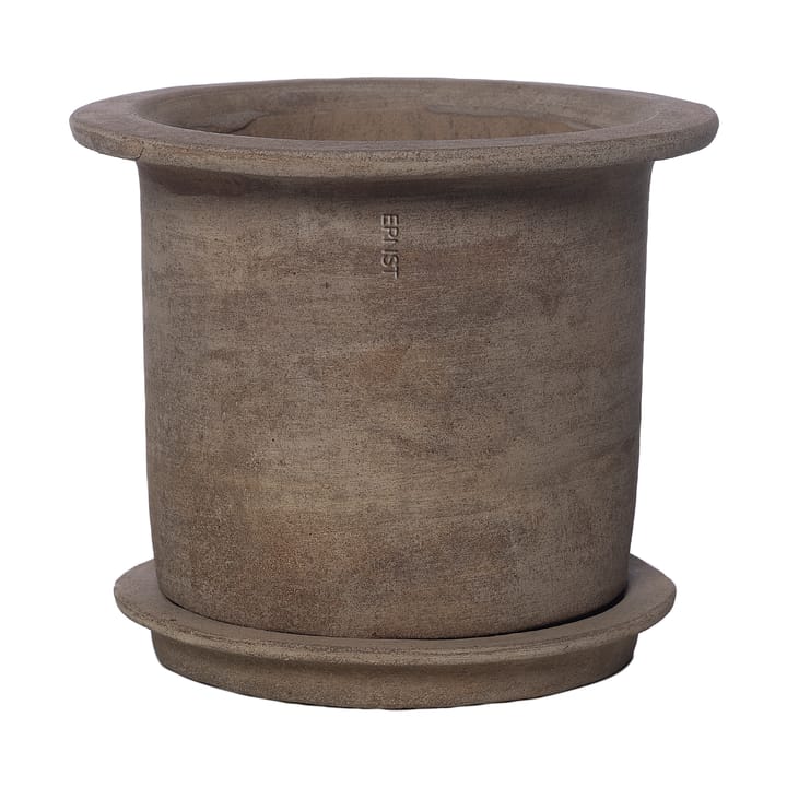 Doniczka z podstawką Ernst Terracotta - Ø24 cm - ERNST