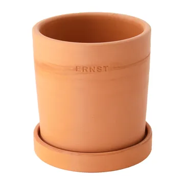 Doniczka ze spodkiem Ernst, terakota - Ø19 cm - ERNST