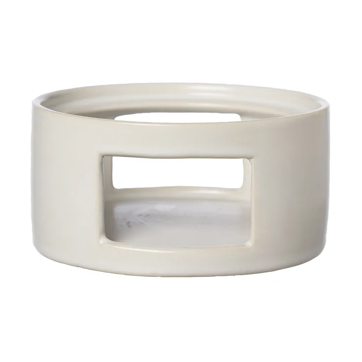 Dzbanek do grzańca Ernst z podgrzewaczem, Naturalna biel ERNST