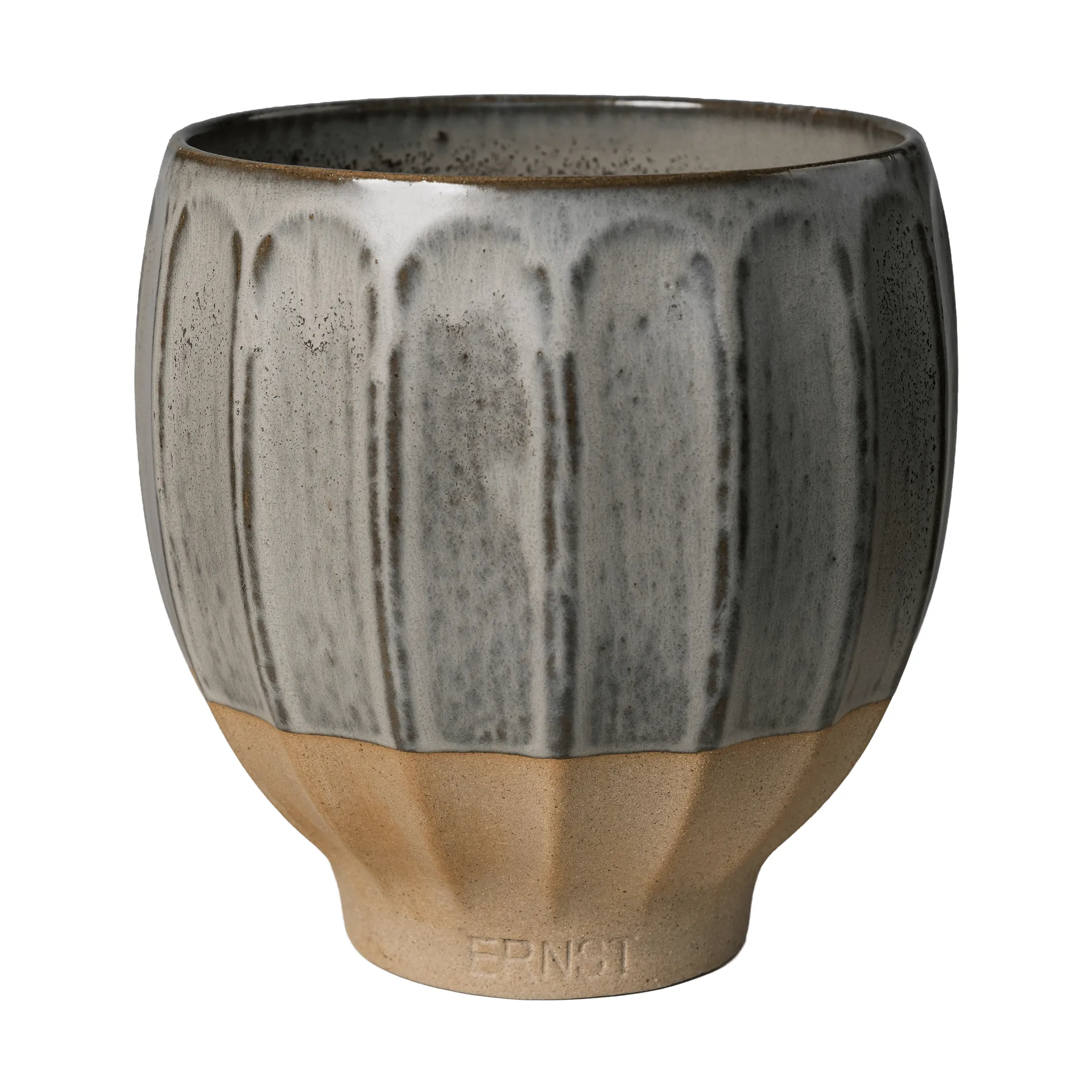 Ernst doniczka, Szaro-naturalny, Ø18x18 cm ERNST