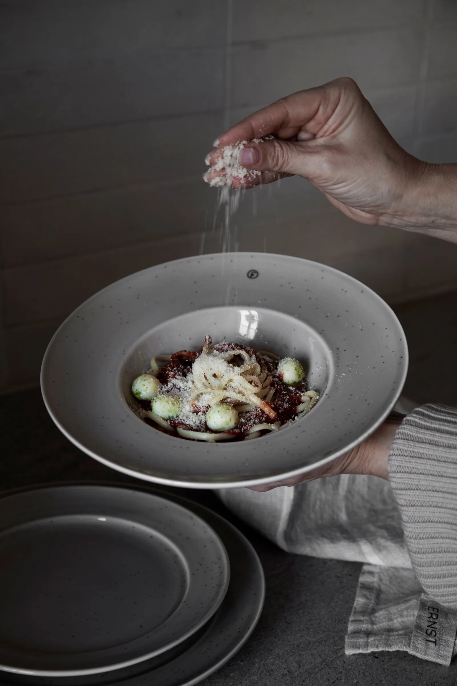 Ernst głęboki talerz Ø25 cm, Piasek ERNST