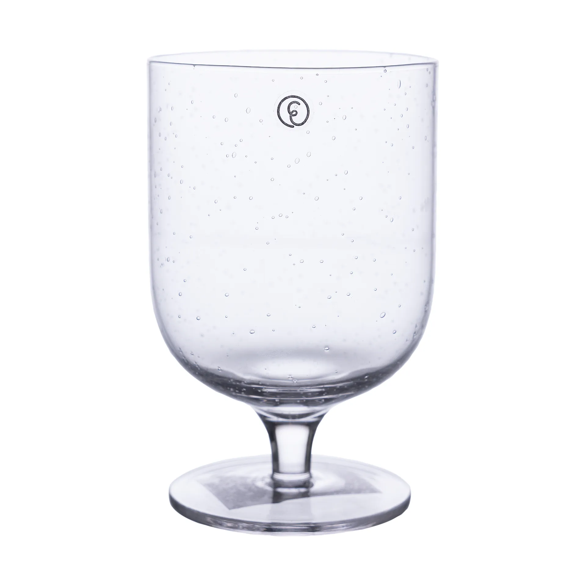 Ernst kieliszki na nóżce z pęcherzykowego szkła 300 ml, zestaw 2 sztuk, Przezroczyste ERNST