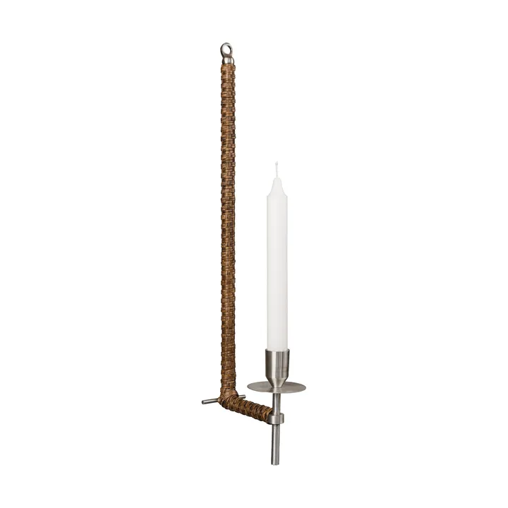 Ernst kinkiet pleciony - Szczotkowana stal, 47 cm - ERNST