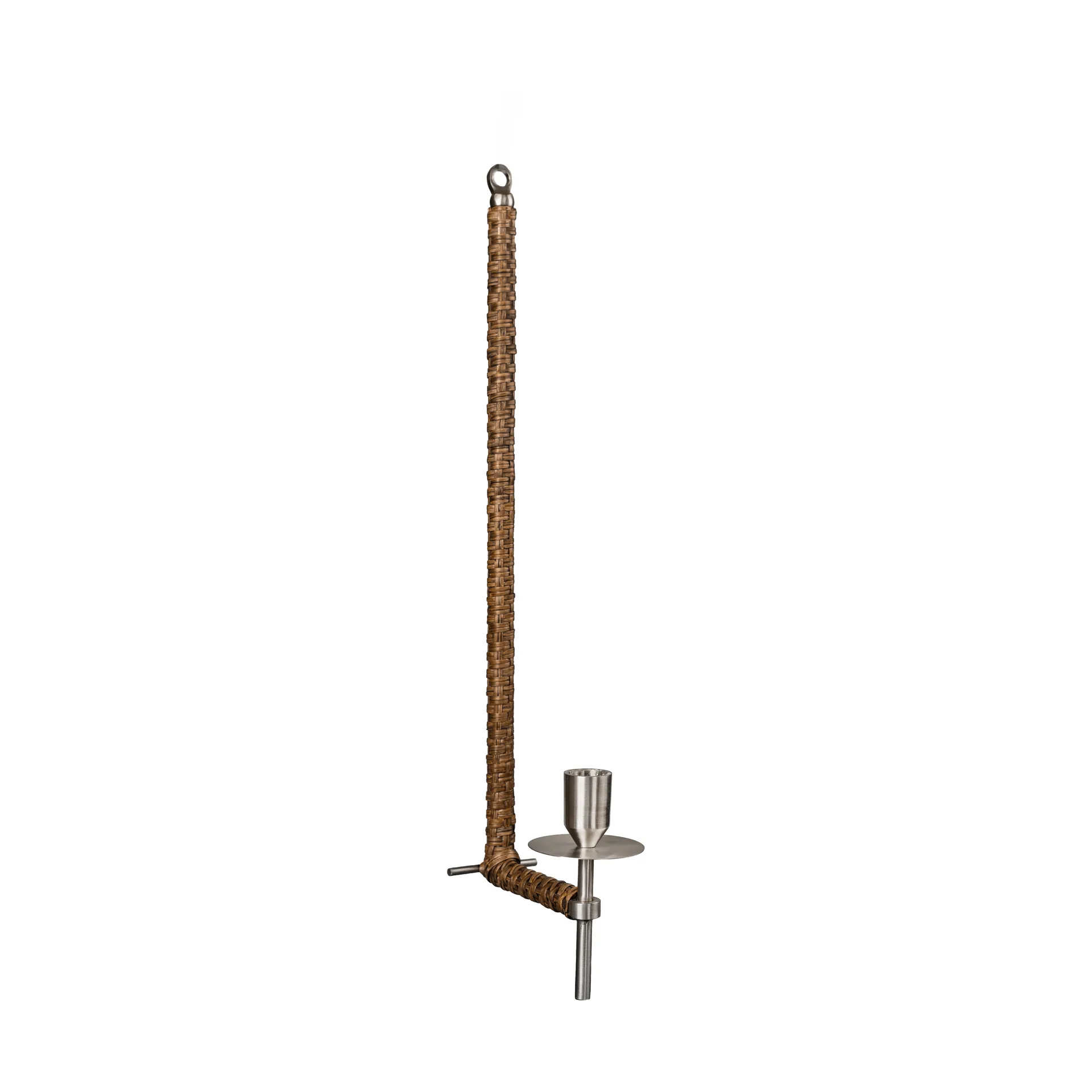 Ernst kinkiet pleciony, Szczotkowana stal, 47 cm ERNST