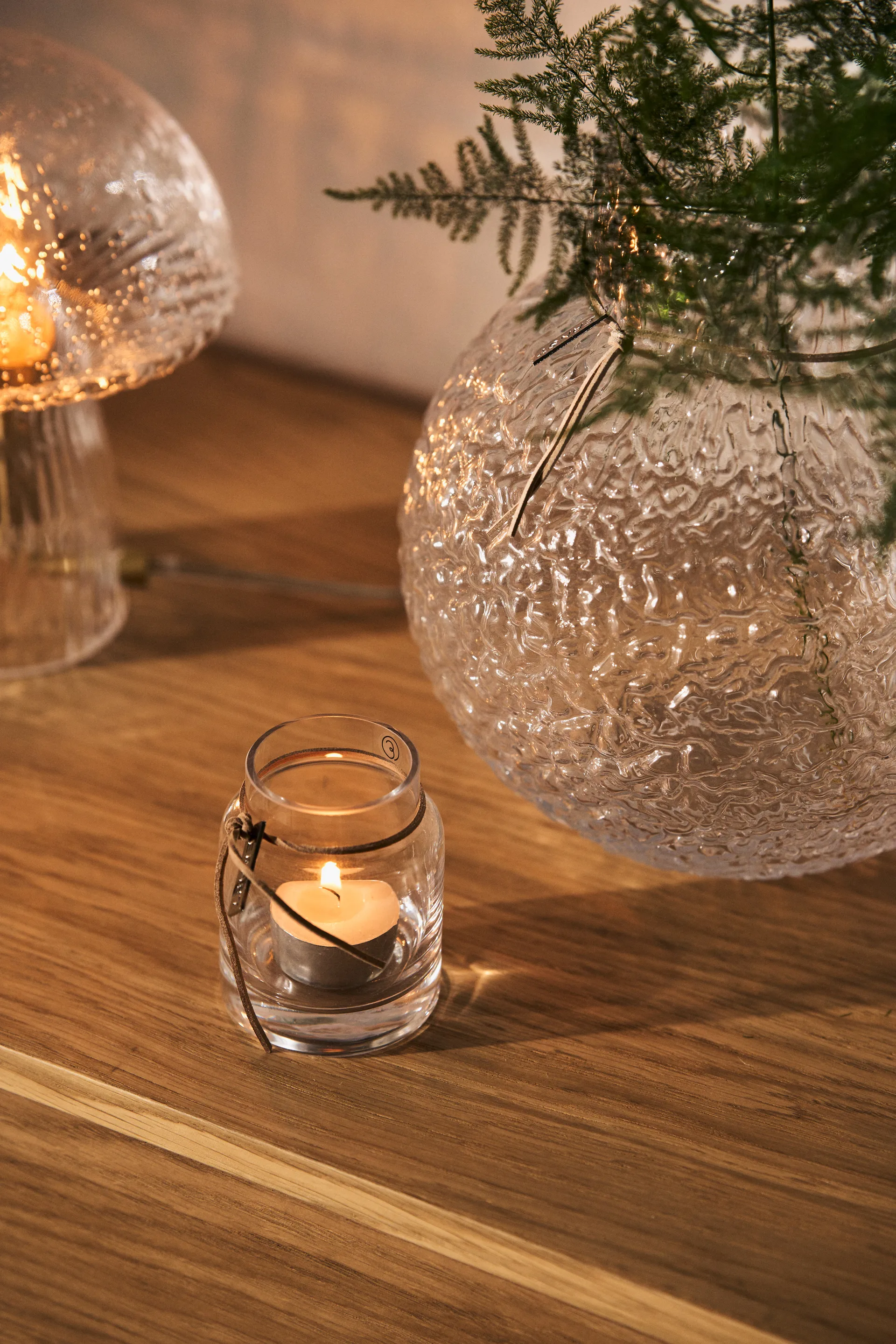 Ernst lampion na świecę H 8 cm Ø 5 cm, przezroczysty ERNST